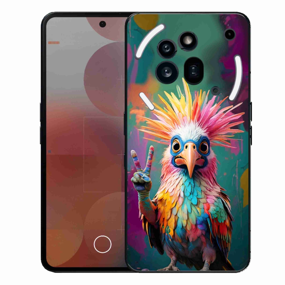 Gélový kryt mmCase na Nothing Phone (3a) Pro - farebný rebel