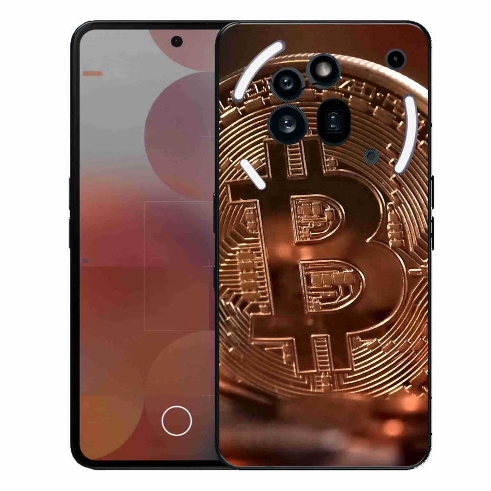 Gélový kryt mmCase na Nothing Phone (3a) Pro - bitcoin
