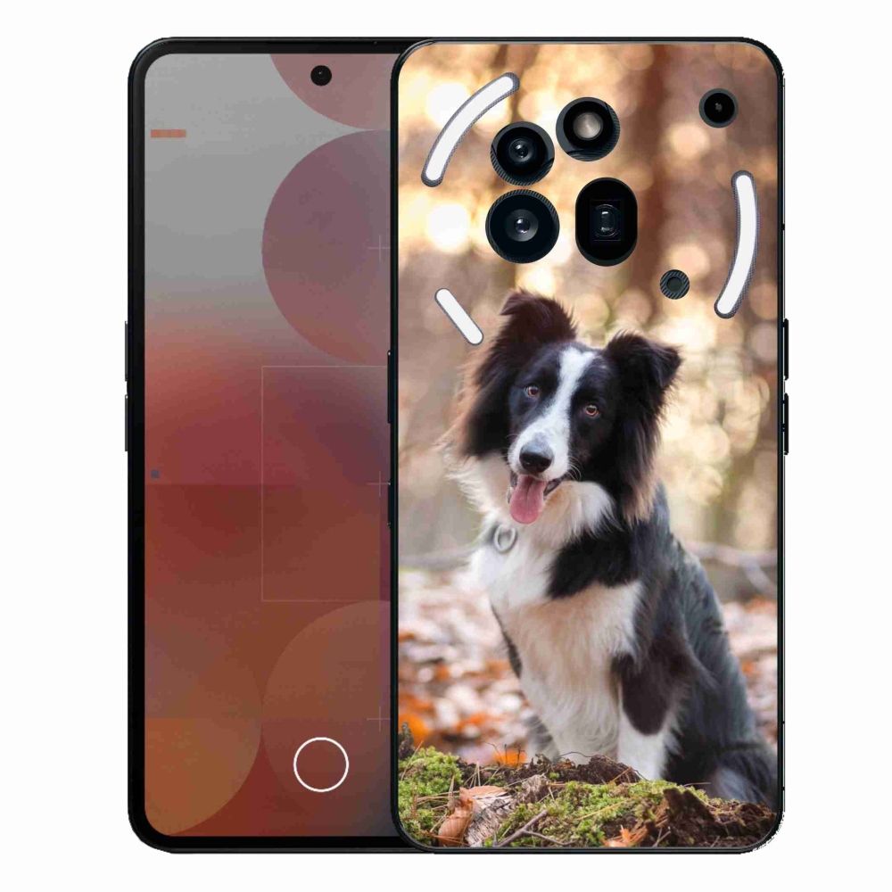 Gélový kryt mmCase na Nothing Phone (3a) Pro - border kólia 1