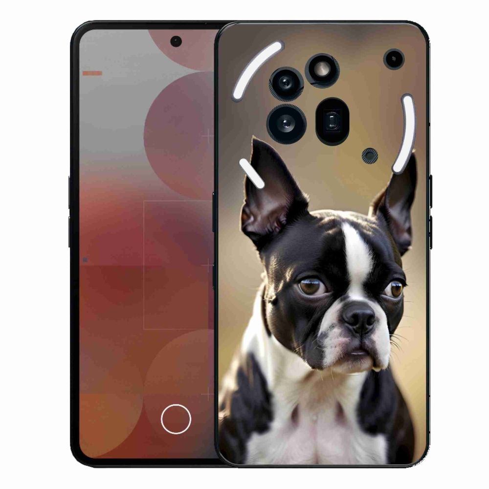 Gélový kryt mmCase na Nothing Phone (3a) Pro - bostonský teriér