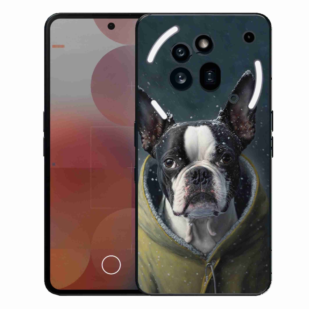 Gélový kryt mmCase na Nothing Phone (3a) Pro - buldoček