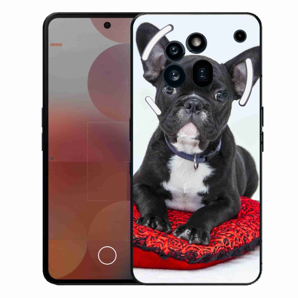 Gélový kryt mmCase na Nothing Phone (3a) Pro - buldog