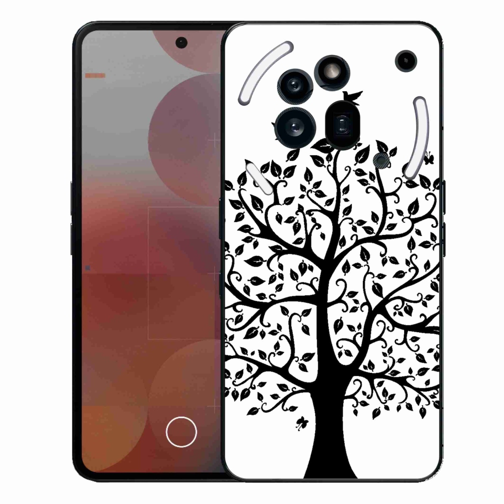Gélový kryt mmCase na Nothing Phone (3a) Pro - čiernobiely strom