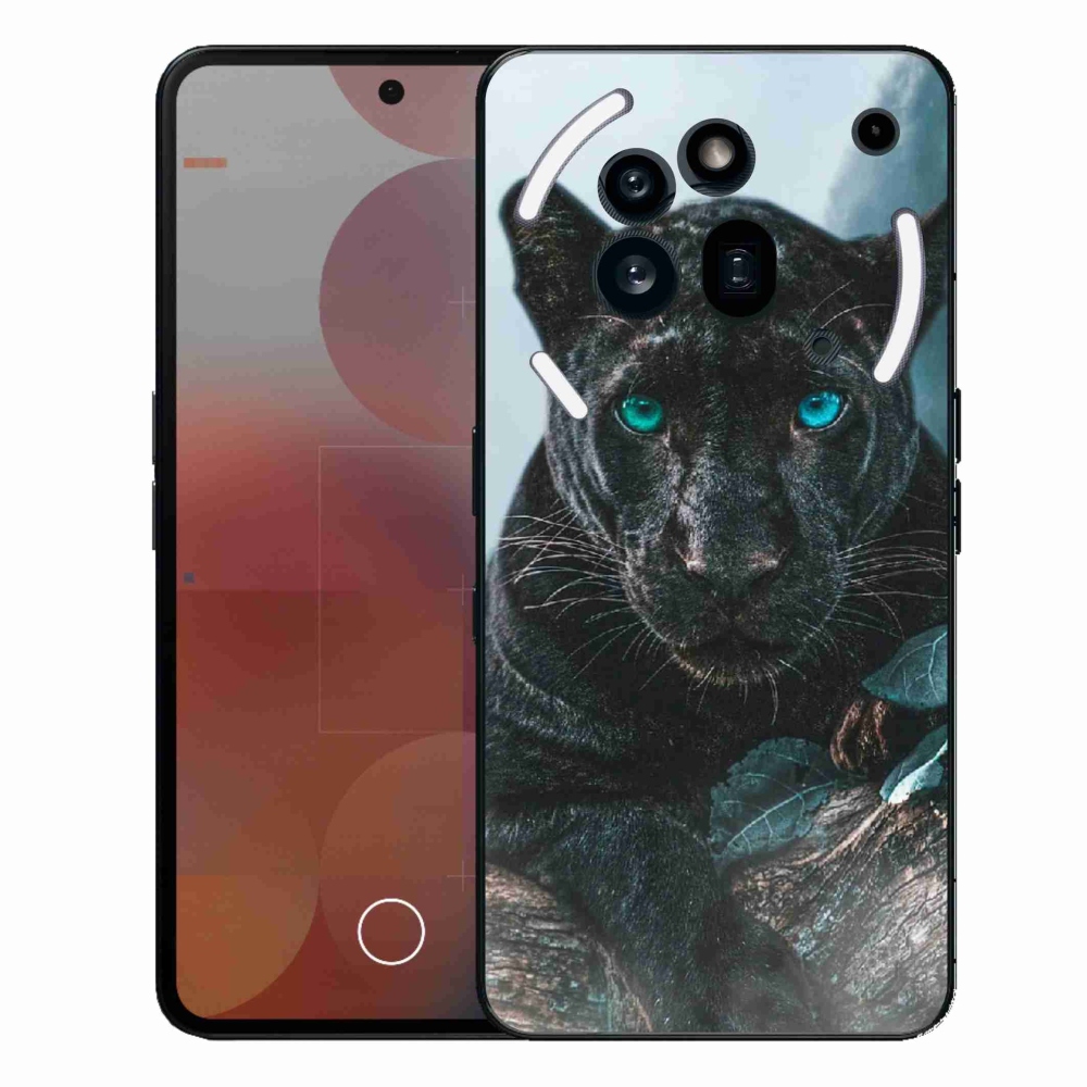 Gélový kryt mmCase na Nothing Phone (3a) Pro - čierny panter