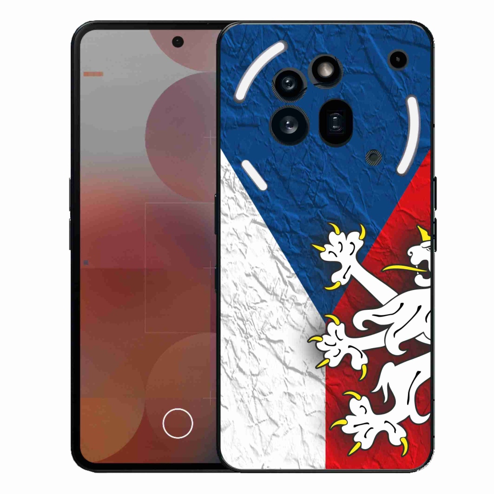 Gélový kryt mmCase na Nothing Phone (3a) Pre - slovenská vlajka 1