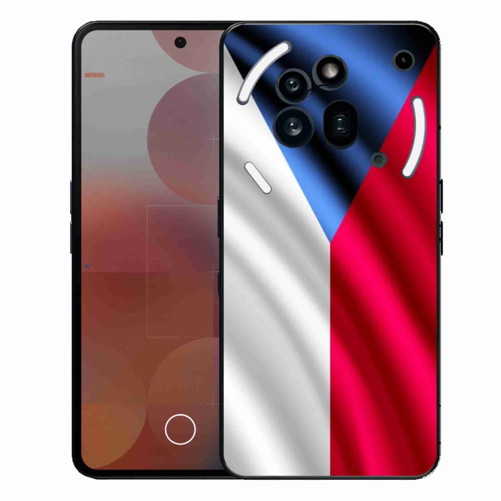 Gélový kryt mmCase na Nothing Phone (3a) Pro - česká vlajka