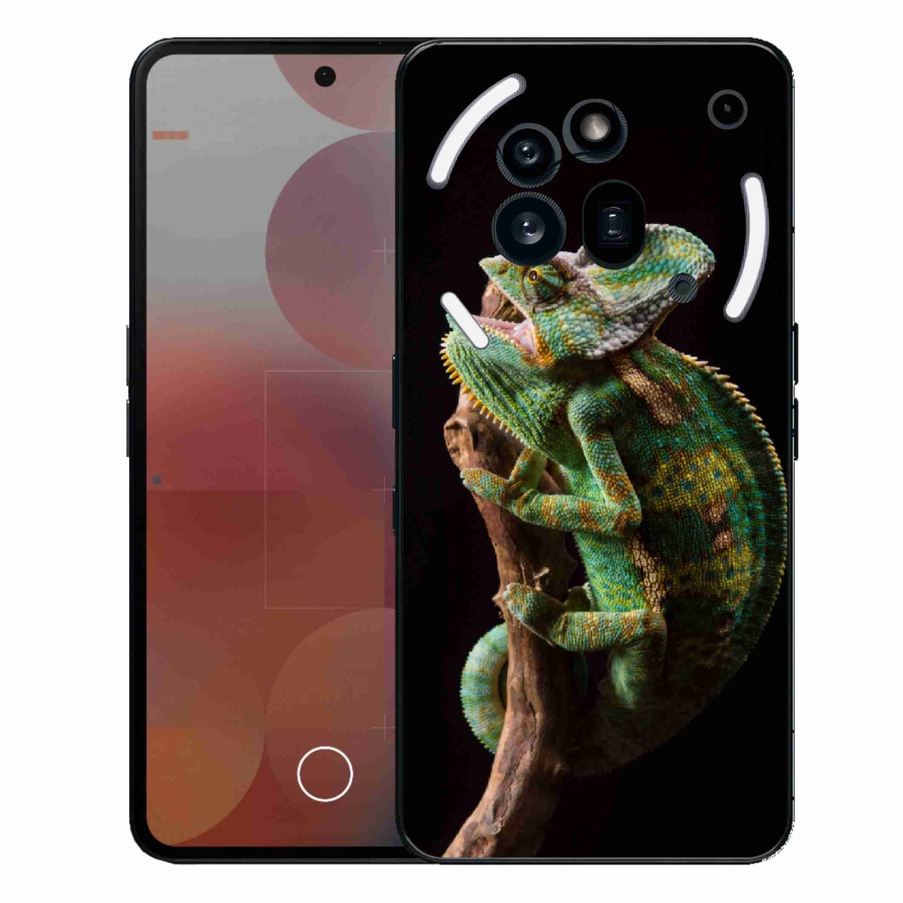 Gélový kryt mmCase na Nothing Phone (3a) Pro - chameleón