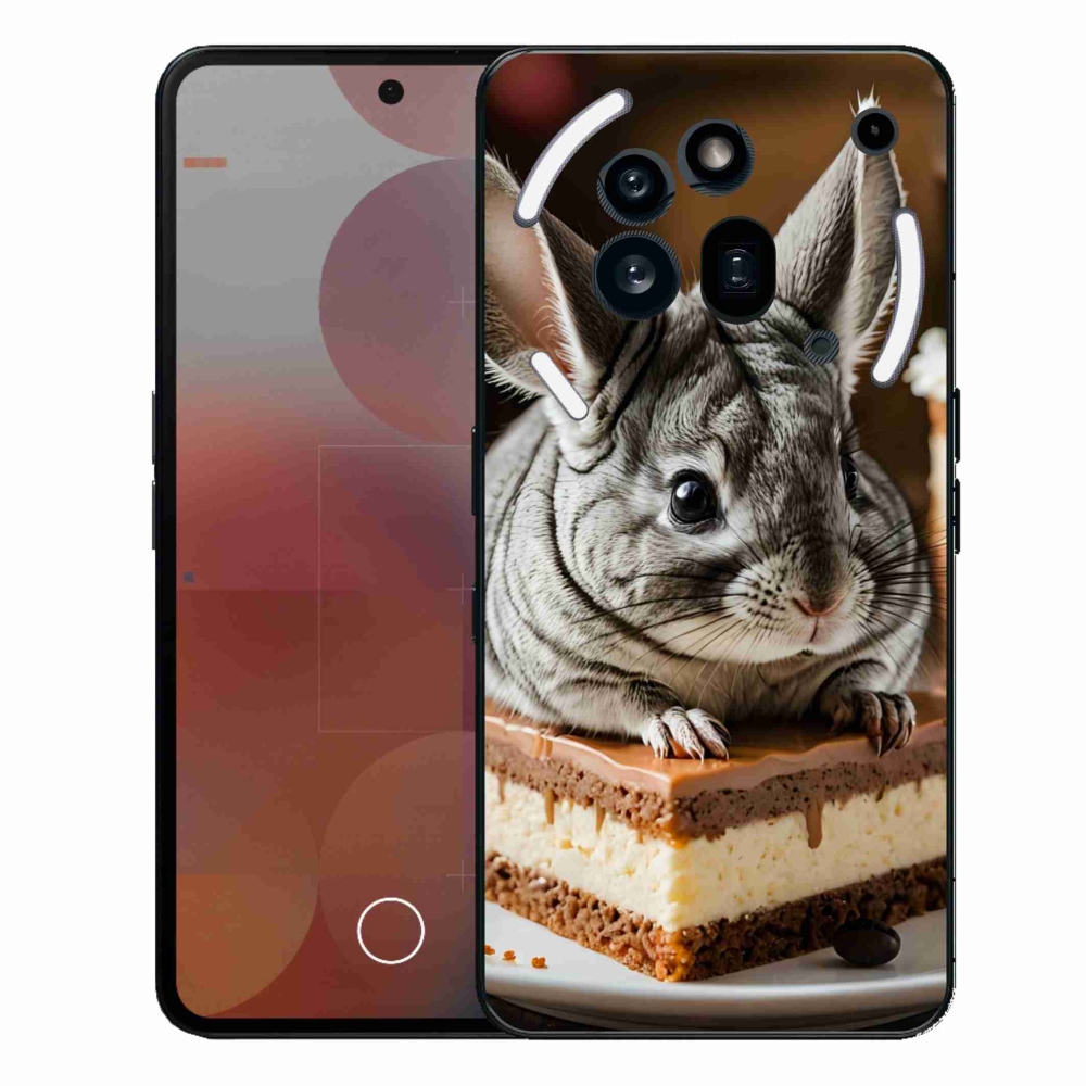 Gélový kryt mmCase na Nothing Phone (3a) Pro - činčila