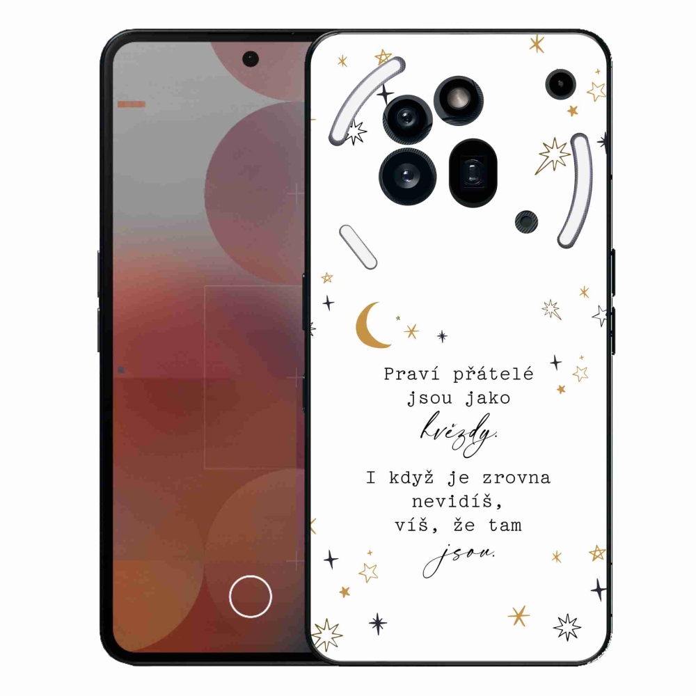 Gélový kryt mmCase na Nothing Phone (3a) Pro - citát 6 biele pozadie