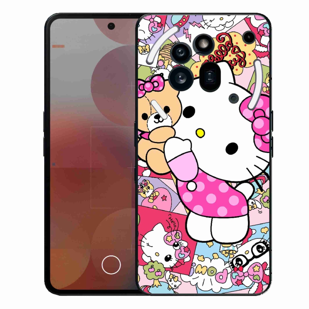 Gélový kryt mmCase na Nothing Phone (3a) Pro - cute kitty
