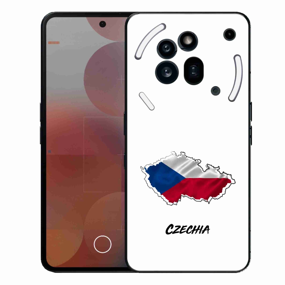Gélový kryt mmCase na Nothing Phone (3a) Pre - Slovakia biele pozadie