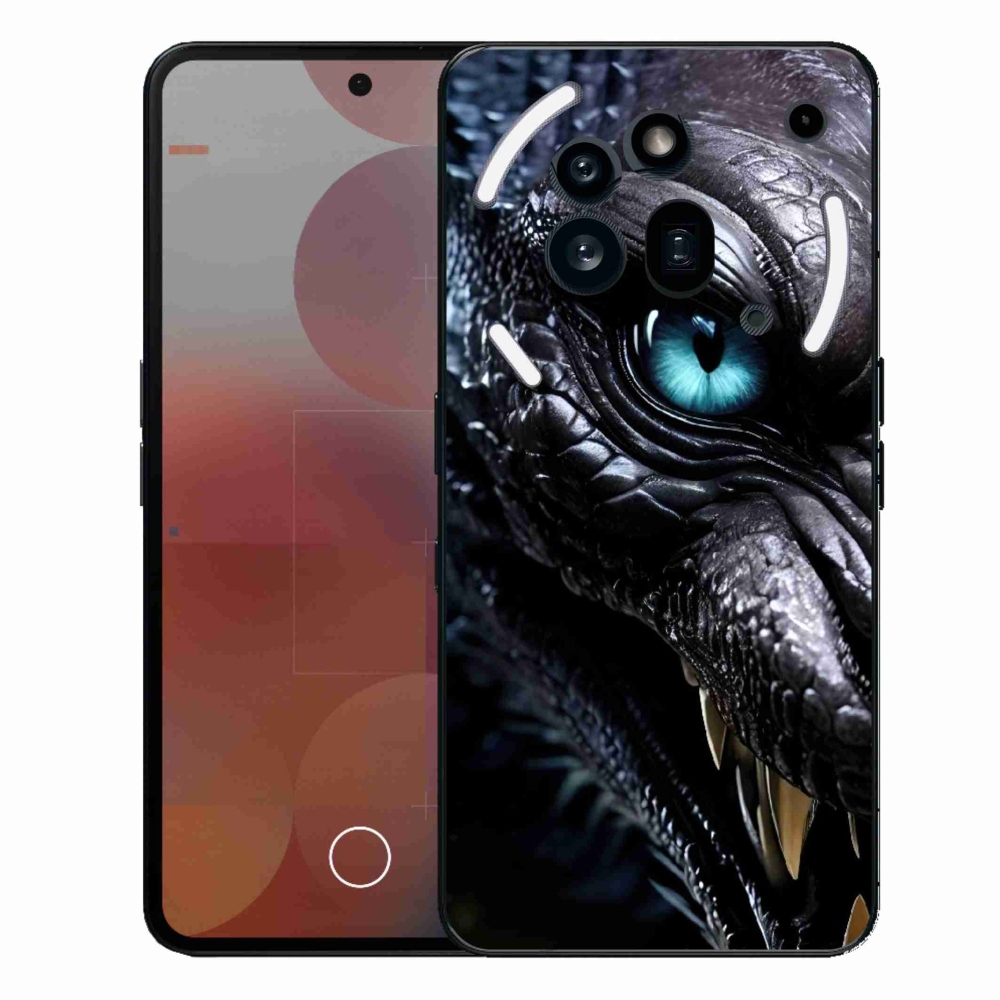 Gélový kryt mmCase na Nothing Phone (3a) Pre - dračí pohľad