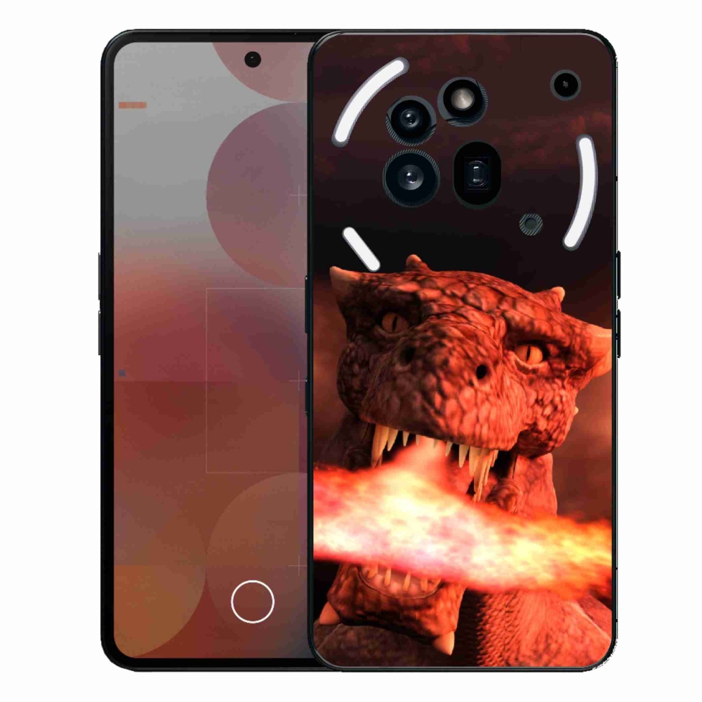 Gélový kryt mmCase na Nothing Phone (3a) Pro - drak