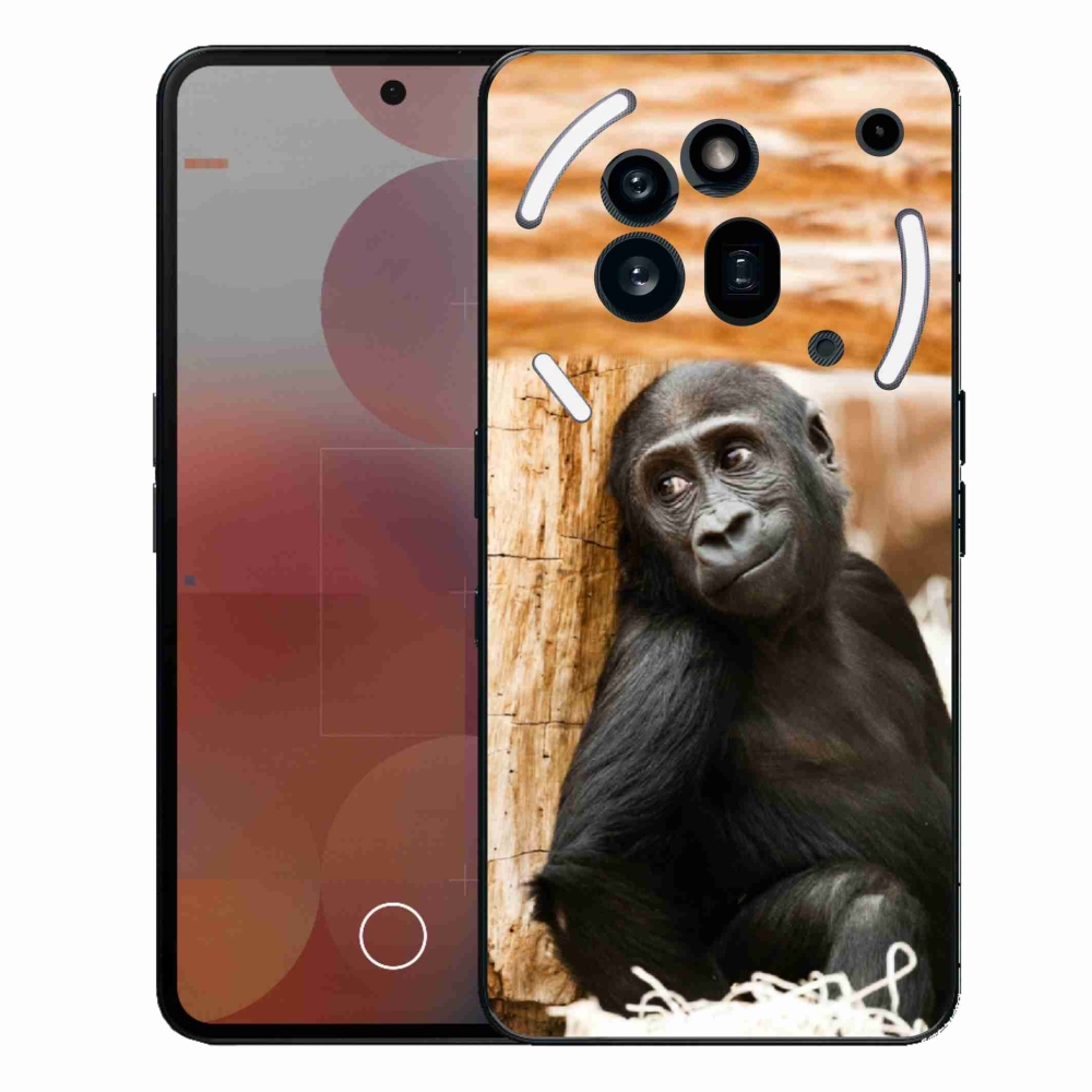Gélový kryt mmCase na Nothing Phone (3a) Pro - gorila
