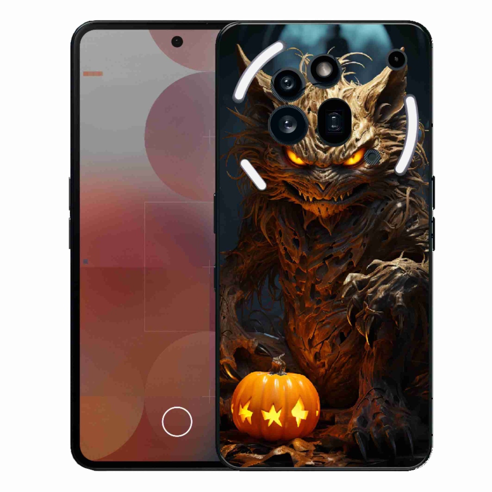 Gélový kryt mmCase na Nothing Phone (3a) Pro - halloweenska príšera