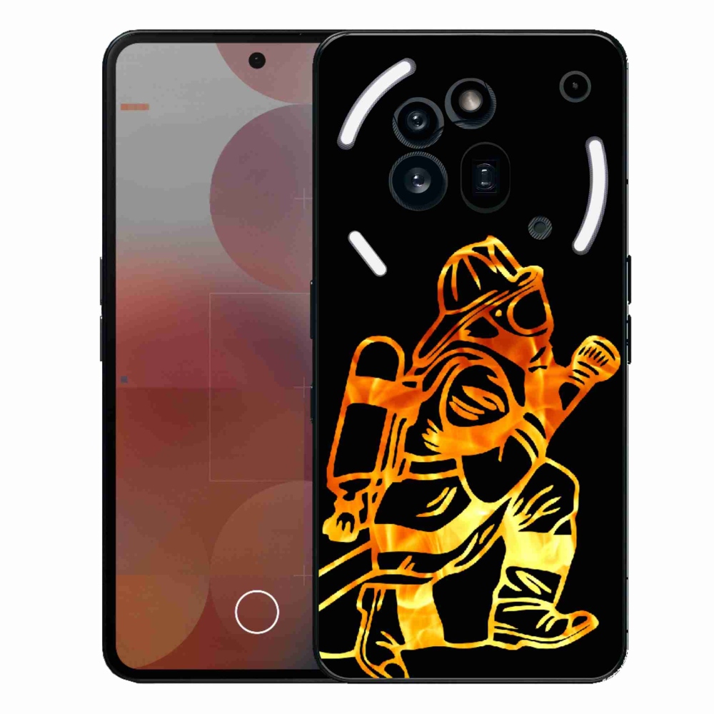 Gélový kryt mmCase na Nothing Phone (3a) Pro - hasič 1