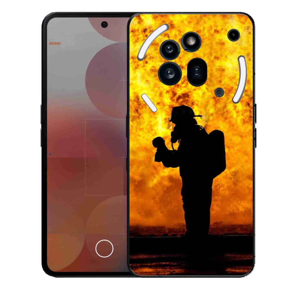 Gélový kryt mmCase na Nothing Phone (3a) Pro - hasič