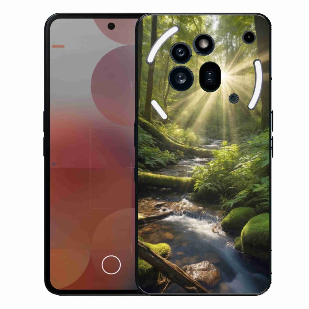 Gélový kryt mmCase na Nothing Phone (3a) Pro - hlbina lesa