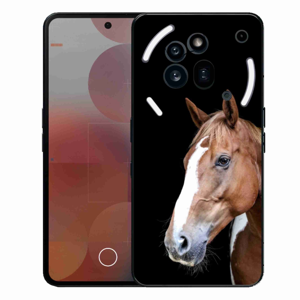 Gélový kryt mmCase na Nothing Phone (3a) Pro - hnedý kôň 3