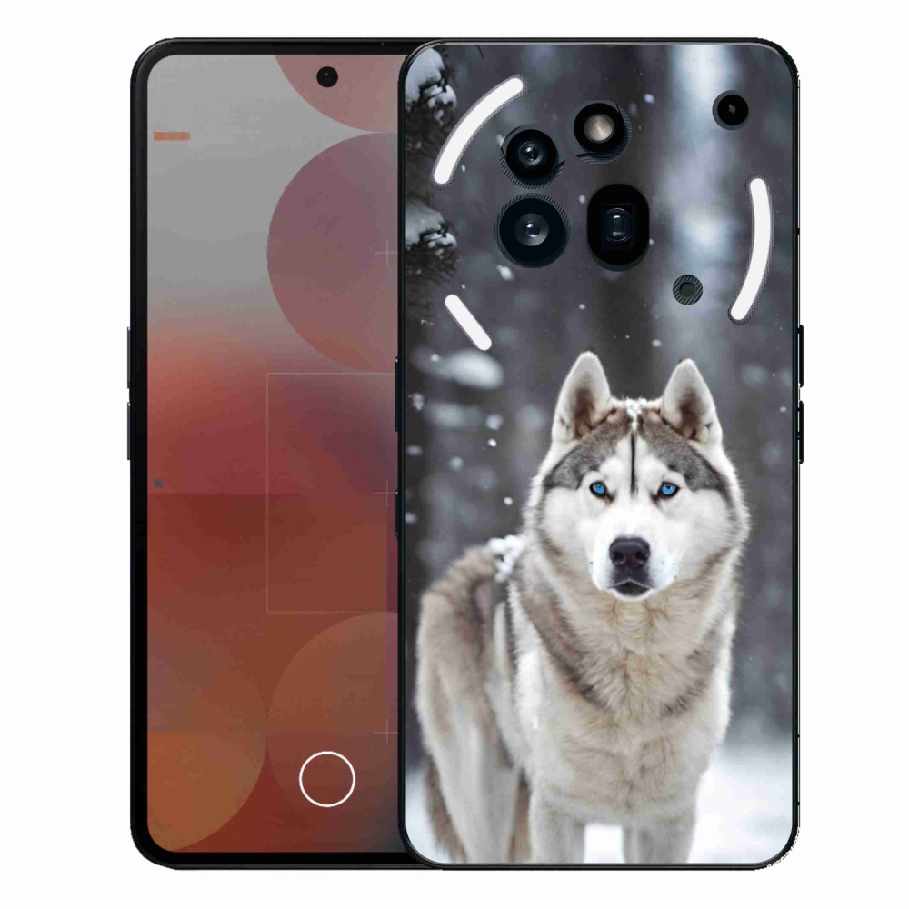 Gélový kryt mmCase na Nothing Phone (3a) Pre - husky 2