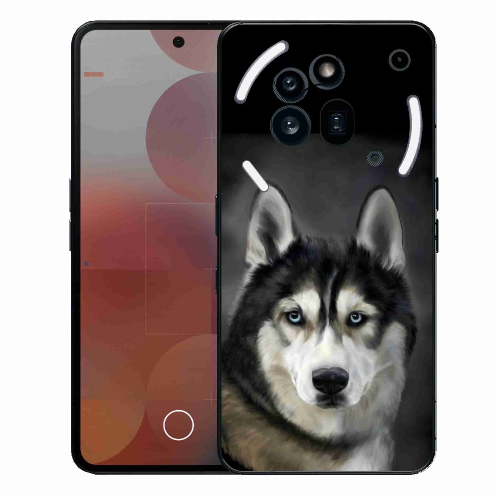 Gélový kryt mmCase na Nothing Phone (3a) Pre - husky