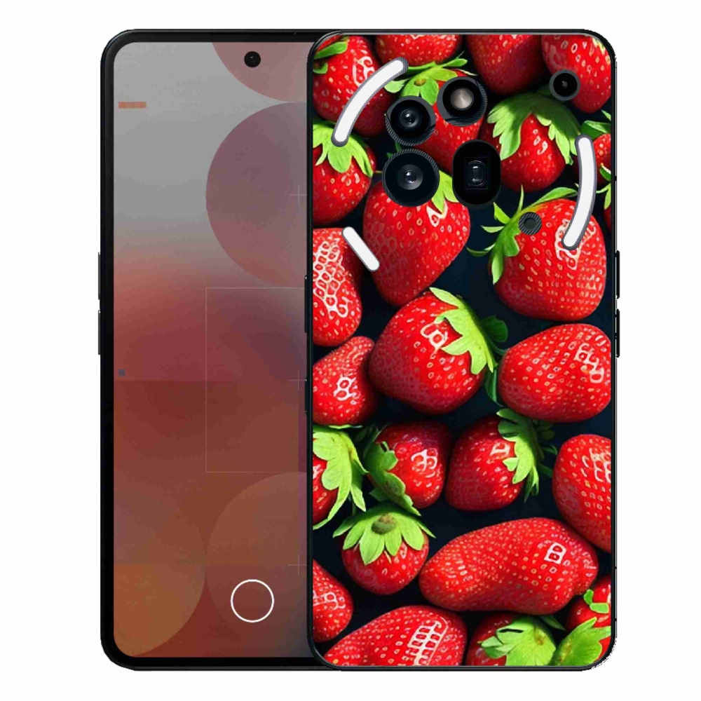 Gélový kryt mmCase na Nothing Phone (3a) Pre - jahody