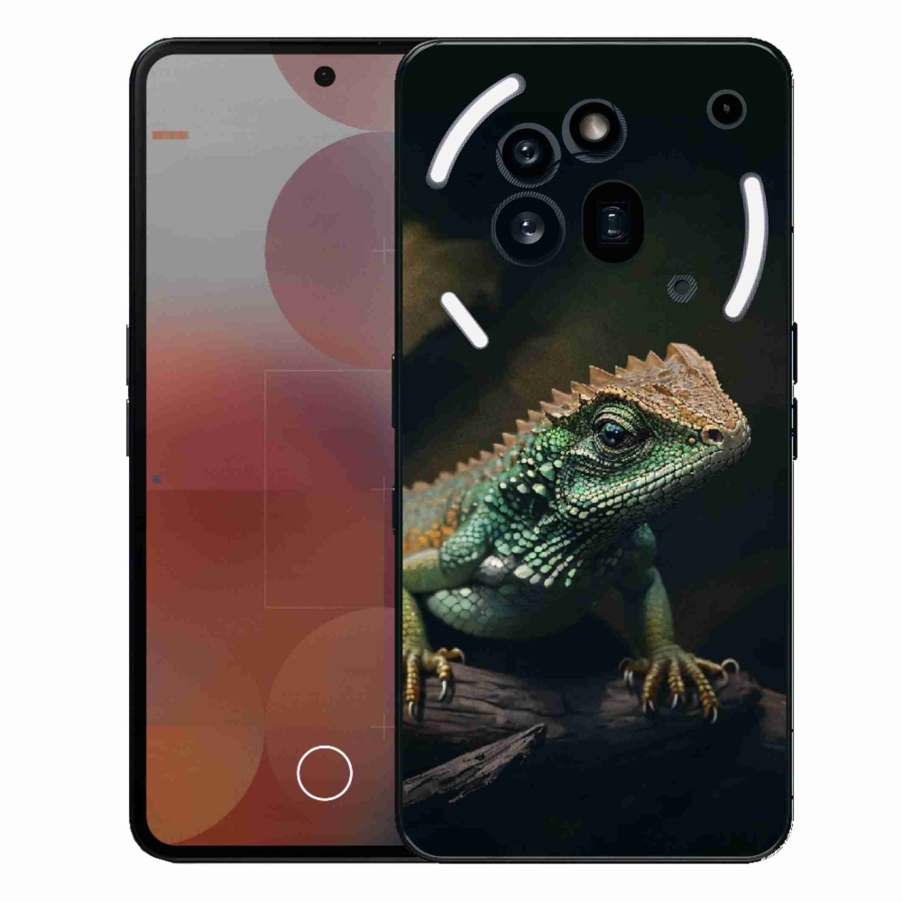 Gélový kryt mmCase na Nothing Phone (3a) Pro - jašter