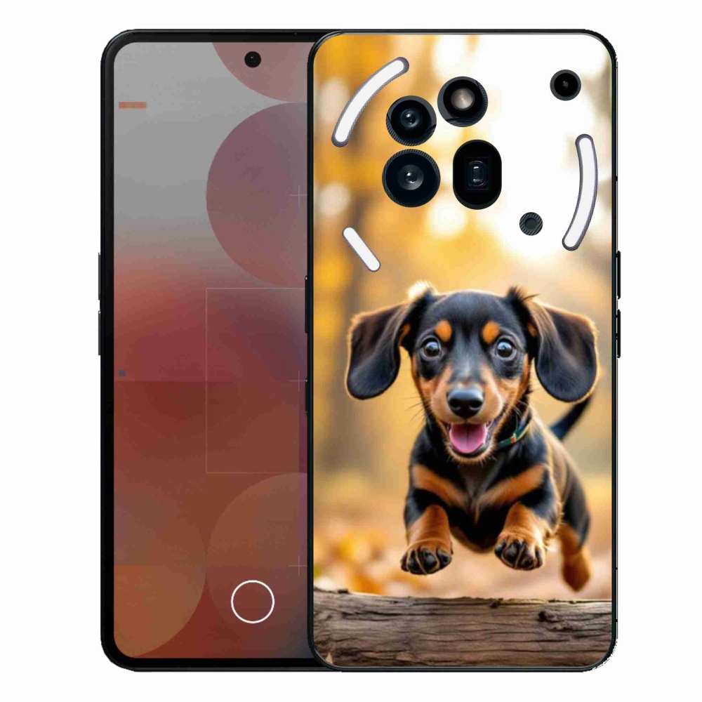 Gélový kryt mmCase na Nothing Phone (3a) Pro - jazvečík 2