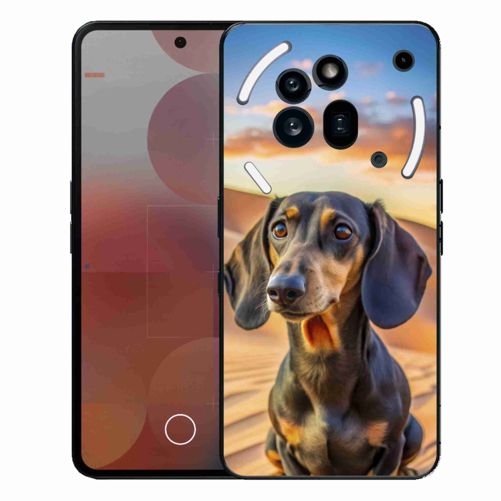 Gélový kryt mmCase na Nothing Phone (3a) Pro - jazvečík 3