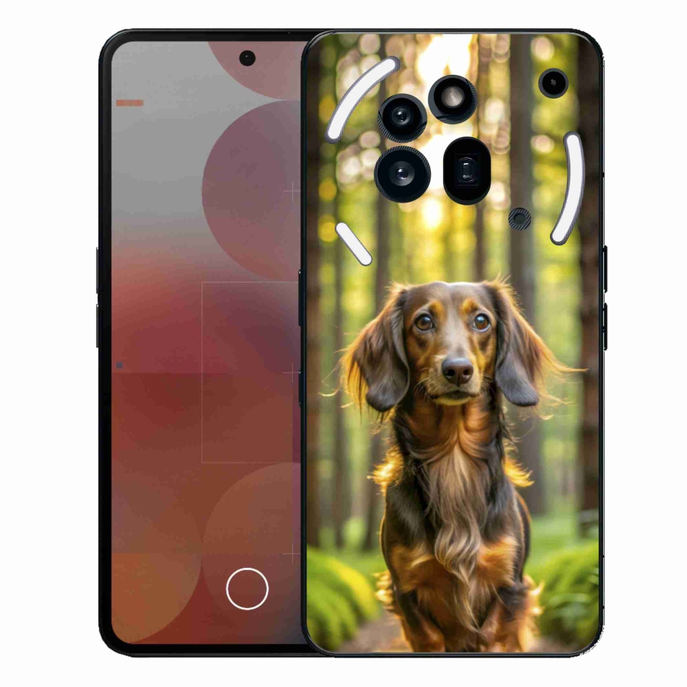 Gélový kryt mmCase na Nothing Phone (3a) Pro - jazvečík 4