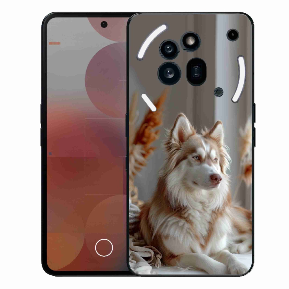 Gélový kryt mmCase na Nothing Phone (3a) Pre - pokojný sibírsky husky