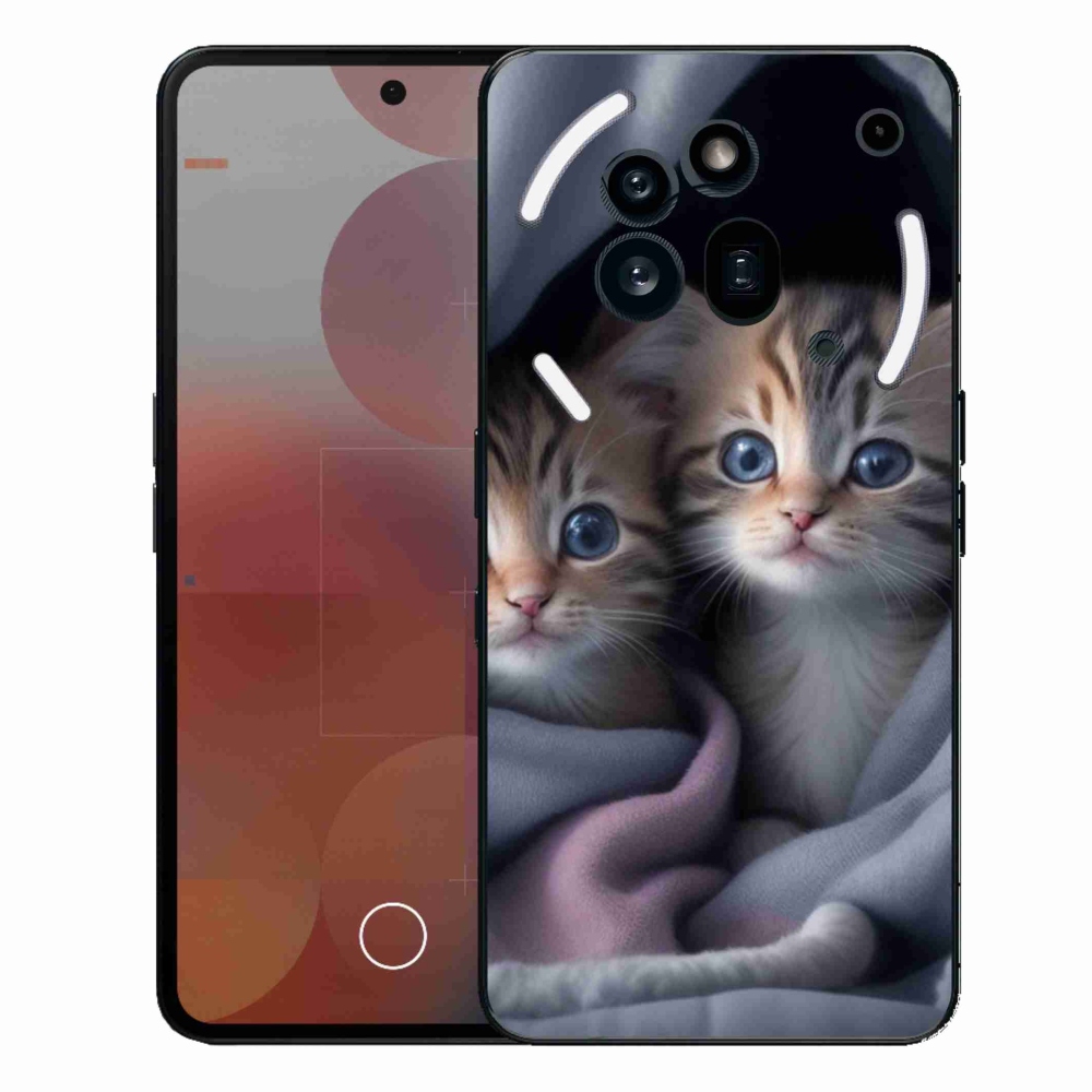 Gélový kryt mmCase na Nothing Phone (3a) Pro - mačacie duo 2