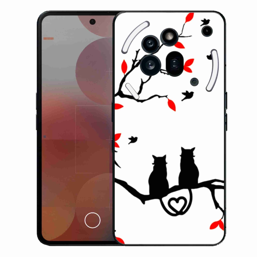 Gélový kryt mmCase na Nothing Phone (3a) Pre - mačacia láska