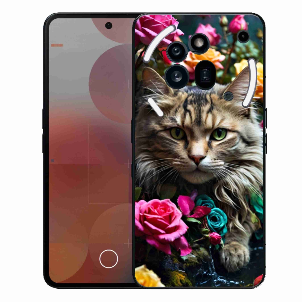 Gélový kryt mmCase na Nothing Phone (3a) Pre - mačacie pohľad 2