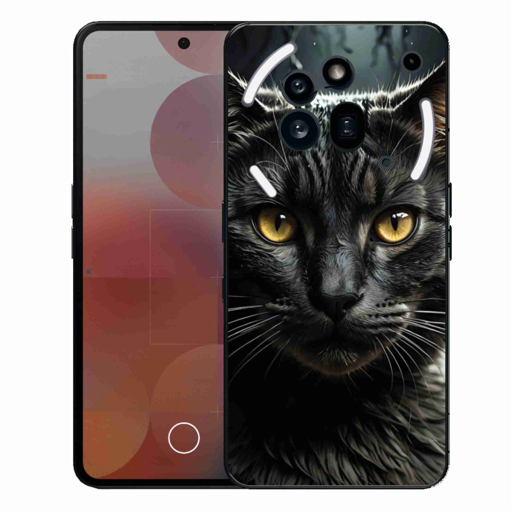 Gélový kryt mmCase na Nothing Phone (3a) Pre - mačacie pohľad 3