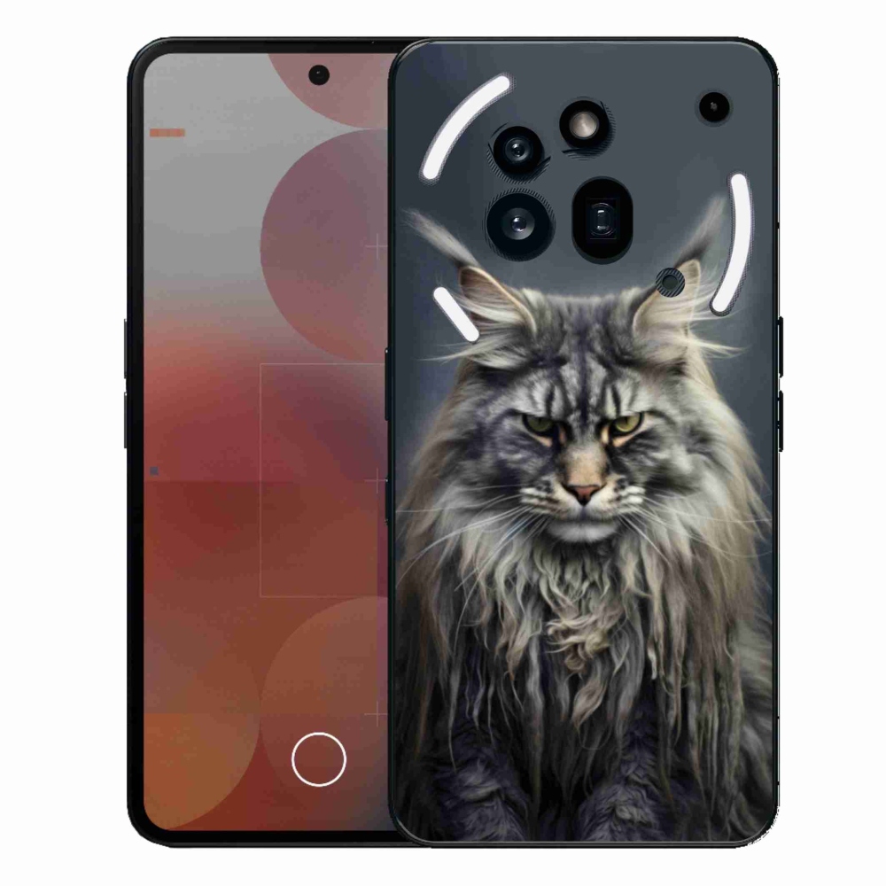 Gélový kryt mmCase na Nothing Phone (3a) Pre - mačacie pohľad 4