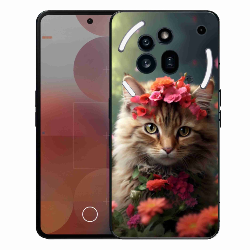 Gélový kryt mmCase na Nothing Phone (3a) Pre - mačacie princezná