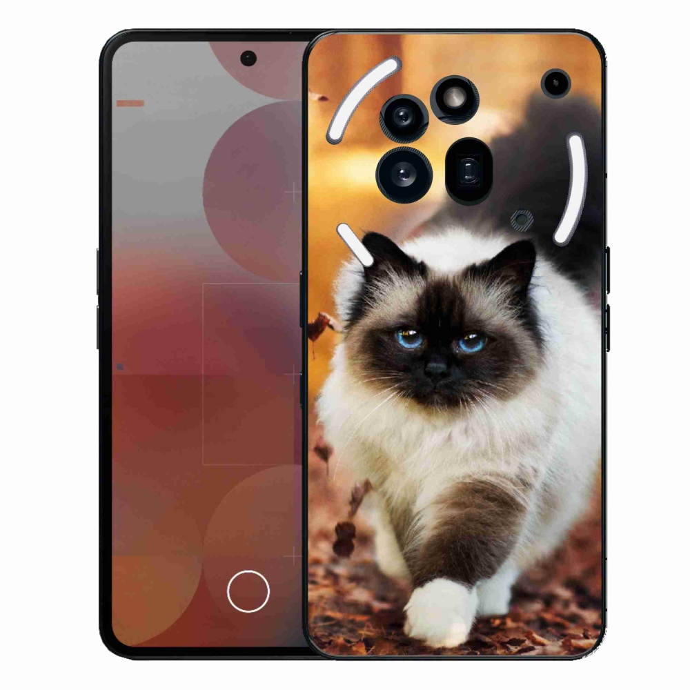 Gélový kryt mmCase na Nothing Phone (3a) Pre - mačka