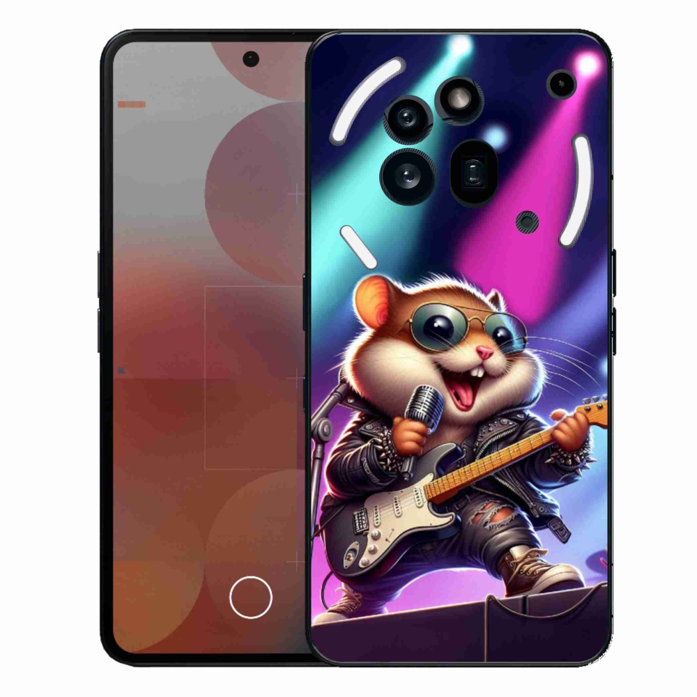 Gélový kryt mmCase na Nothing Phone (3a) Pro - škrečok rocker