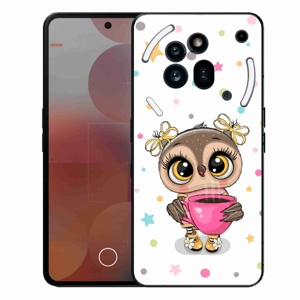 Gélový kryt mmCase na Nothing Phone (3a) Pro - kreslená sovička