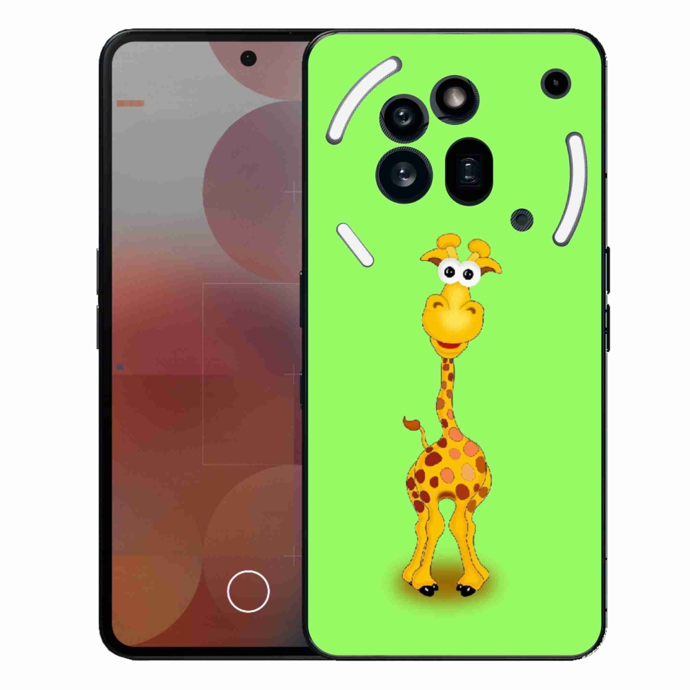 Gélový kryt mmCase na Nothing Phone (3a) Pro - kreslená žirafa