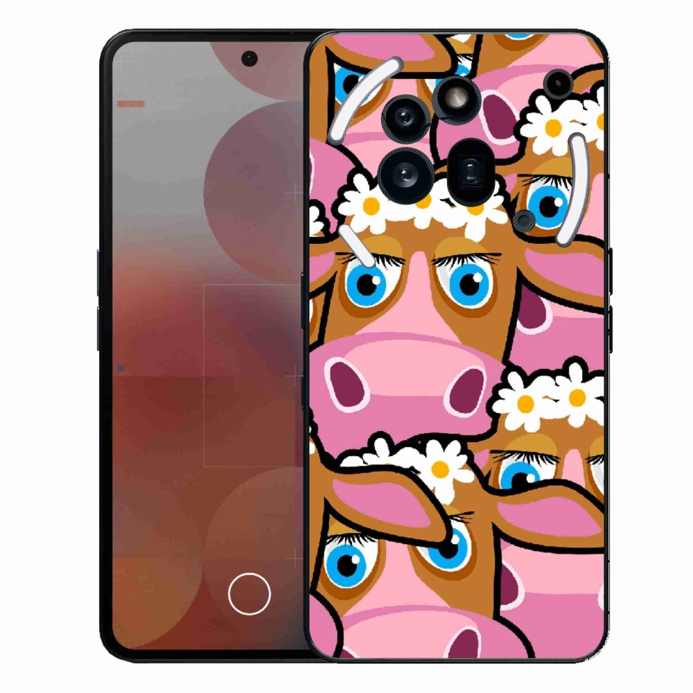 Gélový kryt mmCase na Nothing Phone (3a) Pre - kreslené kravičky