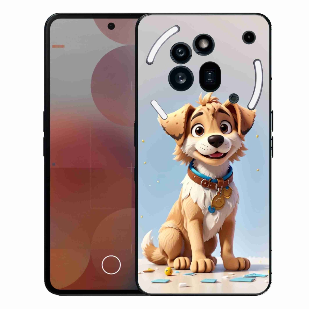 Gélový kryt mmCase na Nothing Phone (3a) Pre - kreslené šteňa