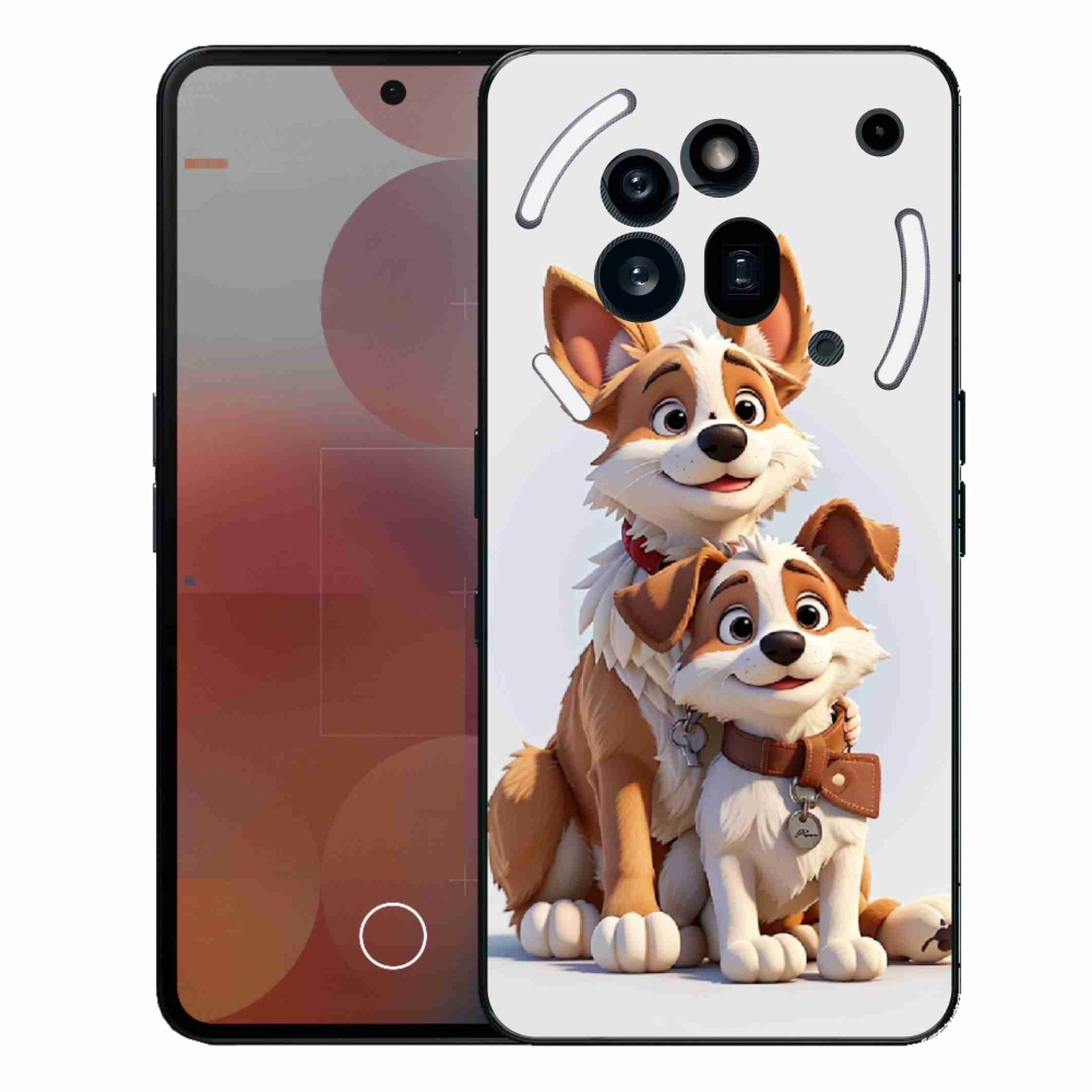 Gélový kryt mmCase na Nothing Phone (3a) Pre - kreslenie psy