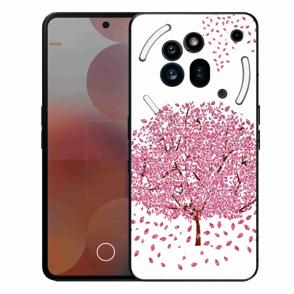 Gélový kryt mmCase na Nothing Phone (3a) Pre - kreslený strom s listami