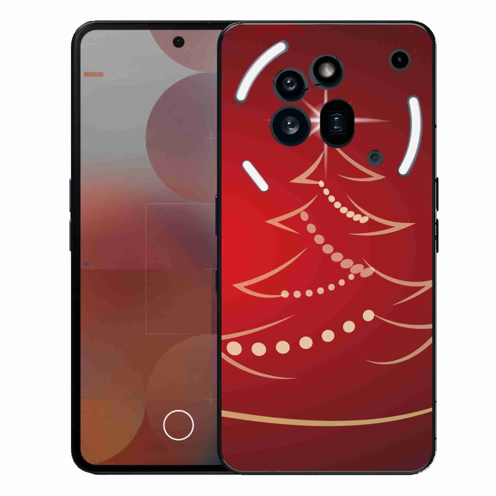 Gélový kryt mmCase na Nothing Phone (3a) Pro - kreslený vianočný stromček