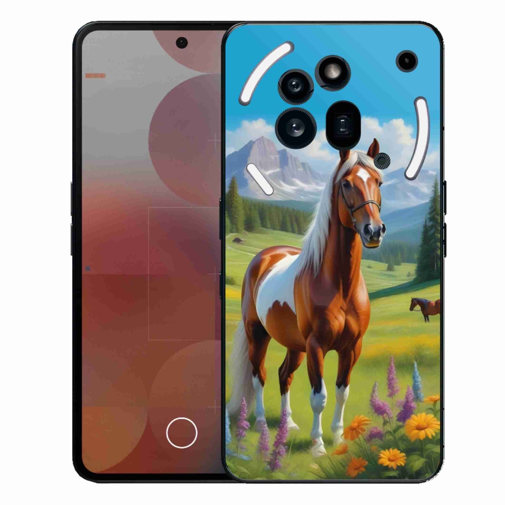 Gélový kryt mmCase na Nothing Phone (3a) Pro - kôň na lúke