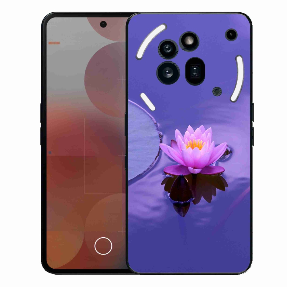 Gélový kryt mmCase na Nothing Phone (3a) Pro - kvet na hladine