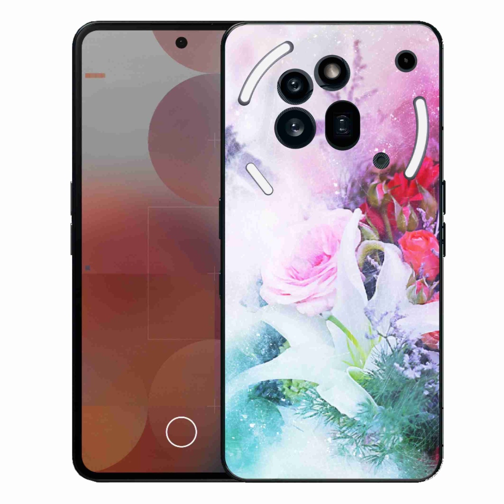Gélový kryt mmCase na Nothing Phone (3a) Pro - kvety 4