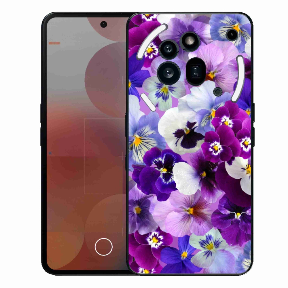 Gélový kryt mmCase na Nothing Phone (3a) Pro - kvety 9